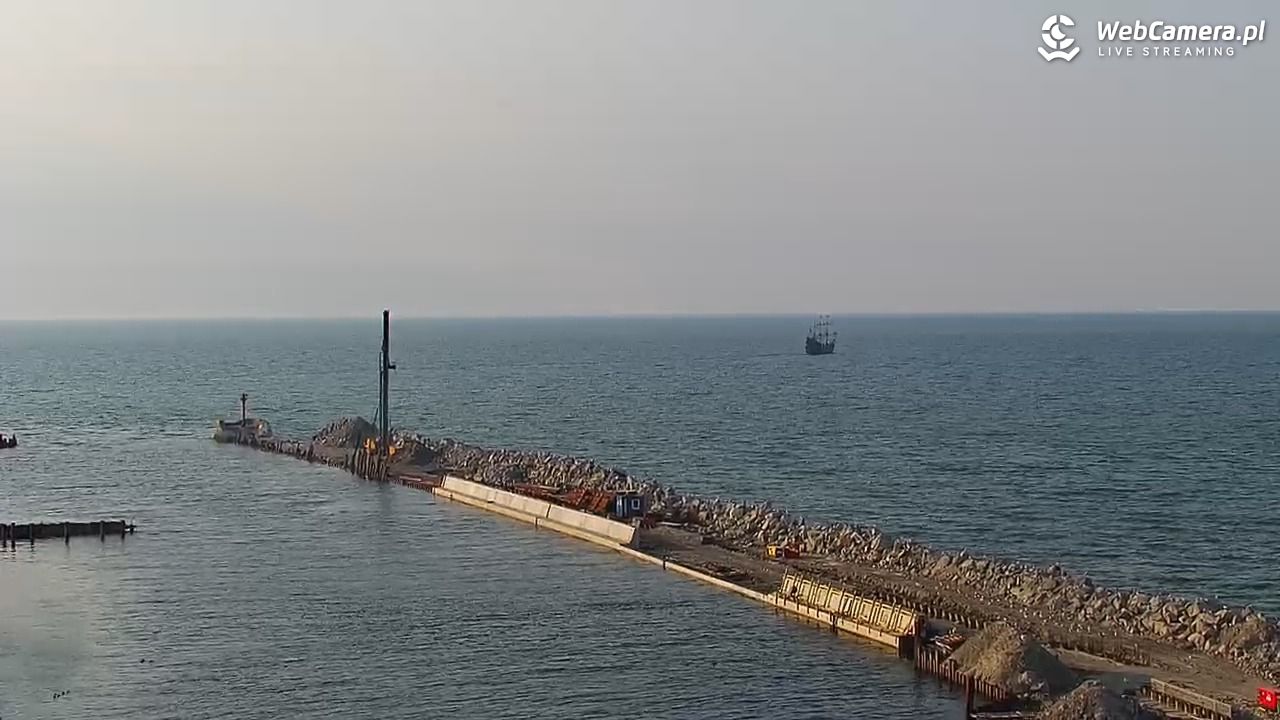 USTKA - widok z pylonu na plażę - 28 czerwiec 2026, 19:00