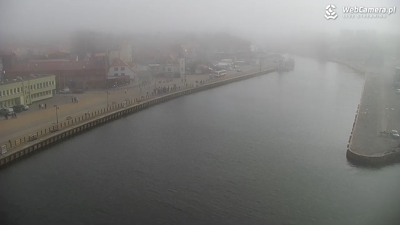 USTKA - widok z pylonu na plażę - 29 marzec 2026, 14:03