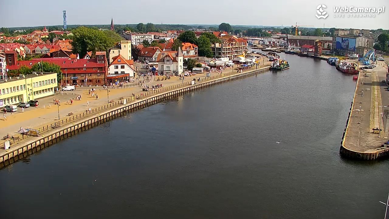 USTKA - widok z pylonu na plażę - 28 czerwiec 2026, 16:55