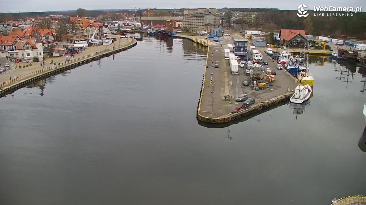 USTKA - widok z pylonu na plażę - 21 grudzień 2025, 13:32