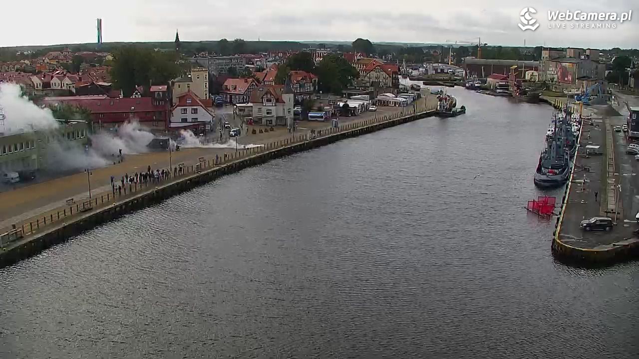 USTKA - widok z pylonu na plażę - 17 wresień 2025, 09:28