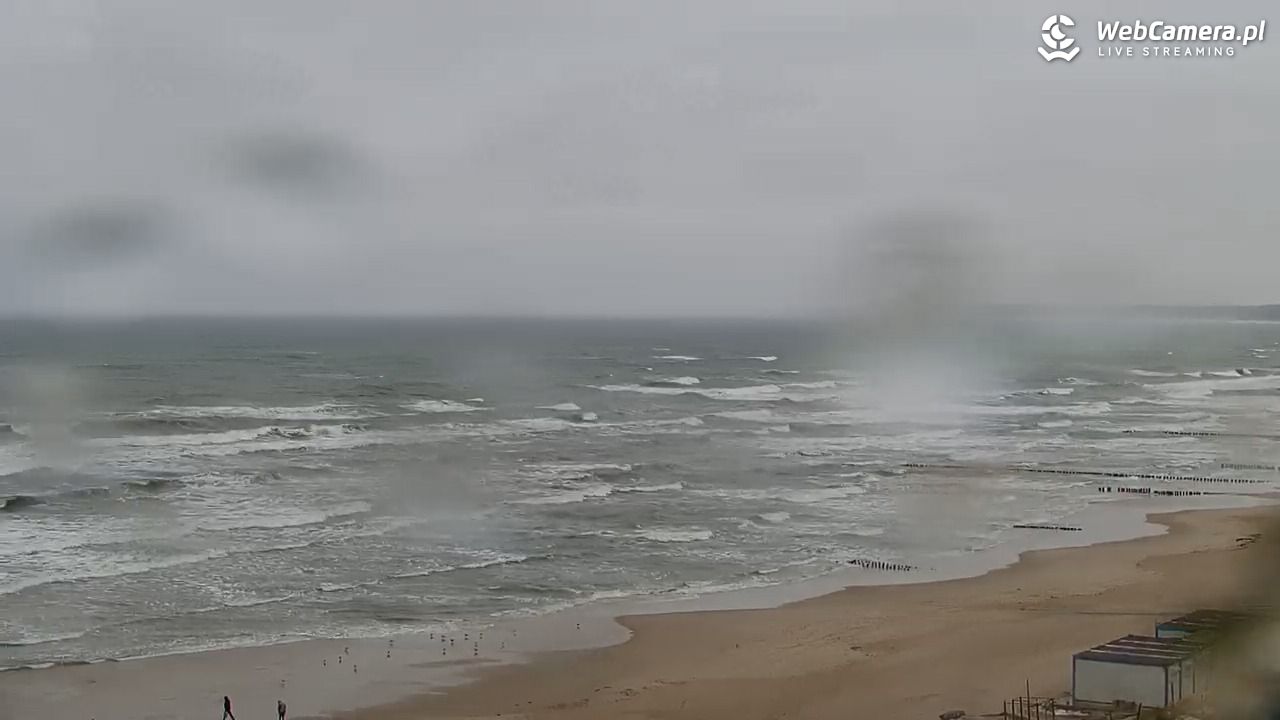 USTKA - widok z pylonu na plażę - 16 maj 2025, 15:00