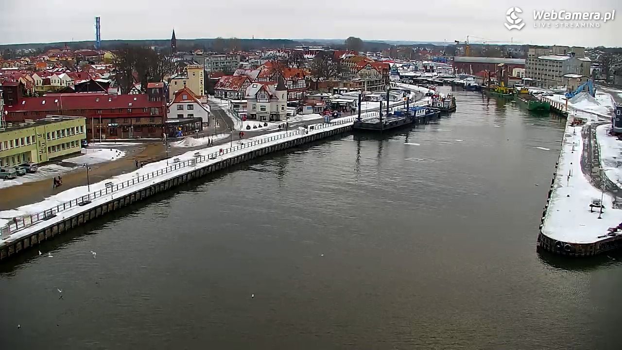 USTKA - widok z pylonu na plażę - 08 luty 2026, 15:54