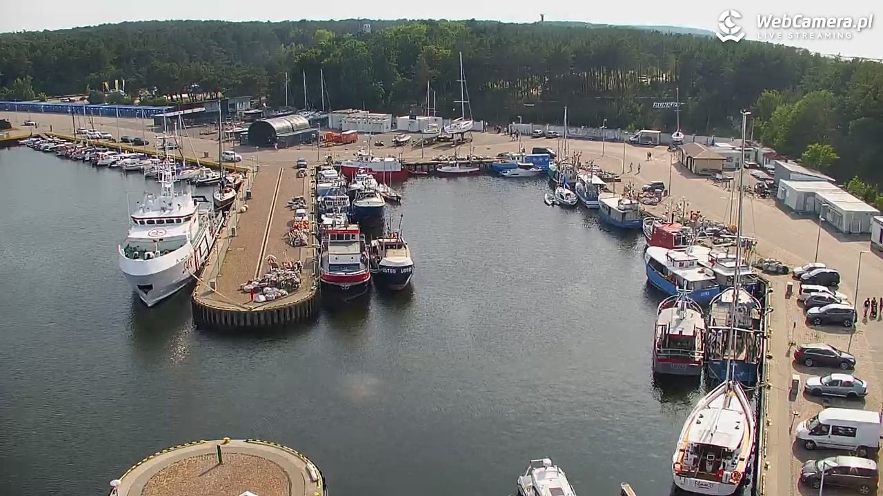 USTKA - widok z pylonu na plażę - 28 czerwiec 2026, 17:06
