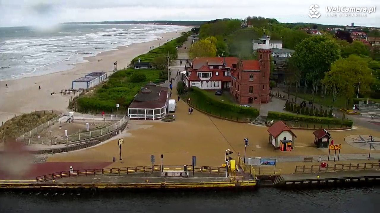 USTKA - widok z pylonu na plażę - 16 maj 2025, 11:52