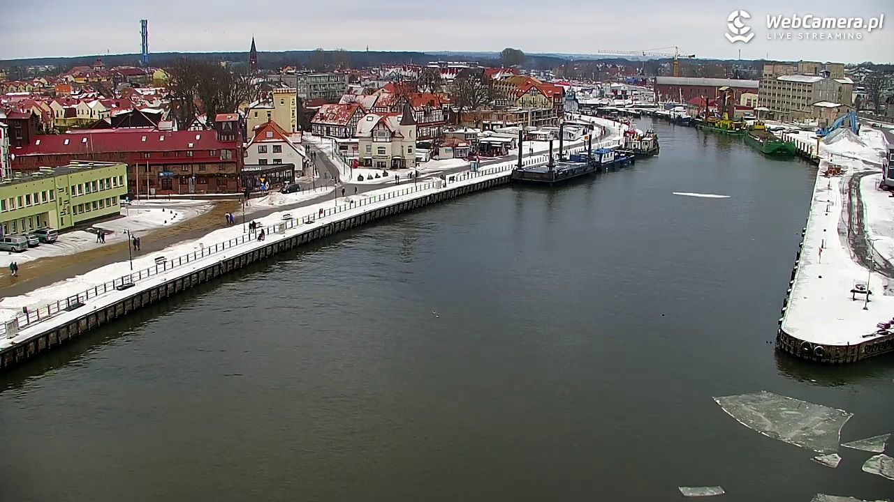 USTKA - widok z pylonu na plażę - 08 luty 2026, 11:34