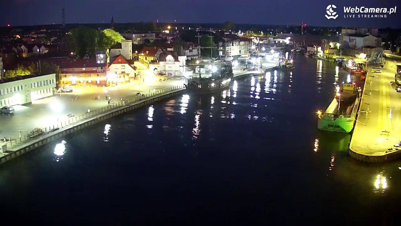 USTKA - widok z pylonu na plażę - 28 czerwiec 2026, 23:03