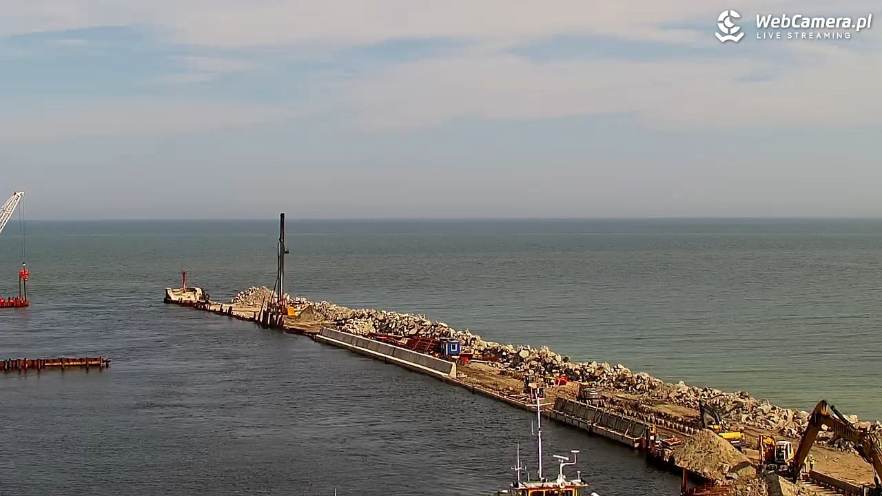 USTKA - widok z pylonu na plażę - 29 czerwiec 2026, 10:17