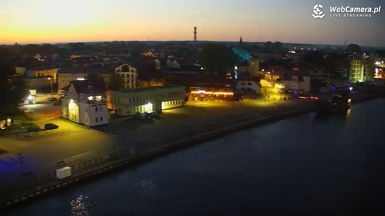 USTKA - widok z pylonu na plażę - 27 wresień 2026, 06:07