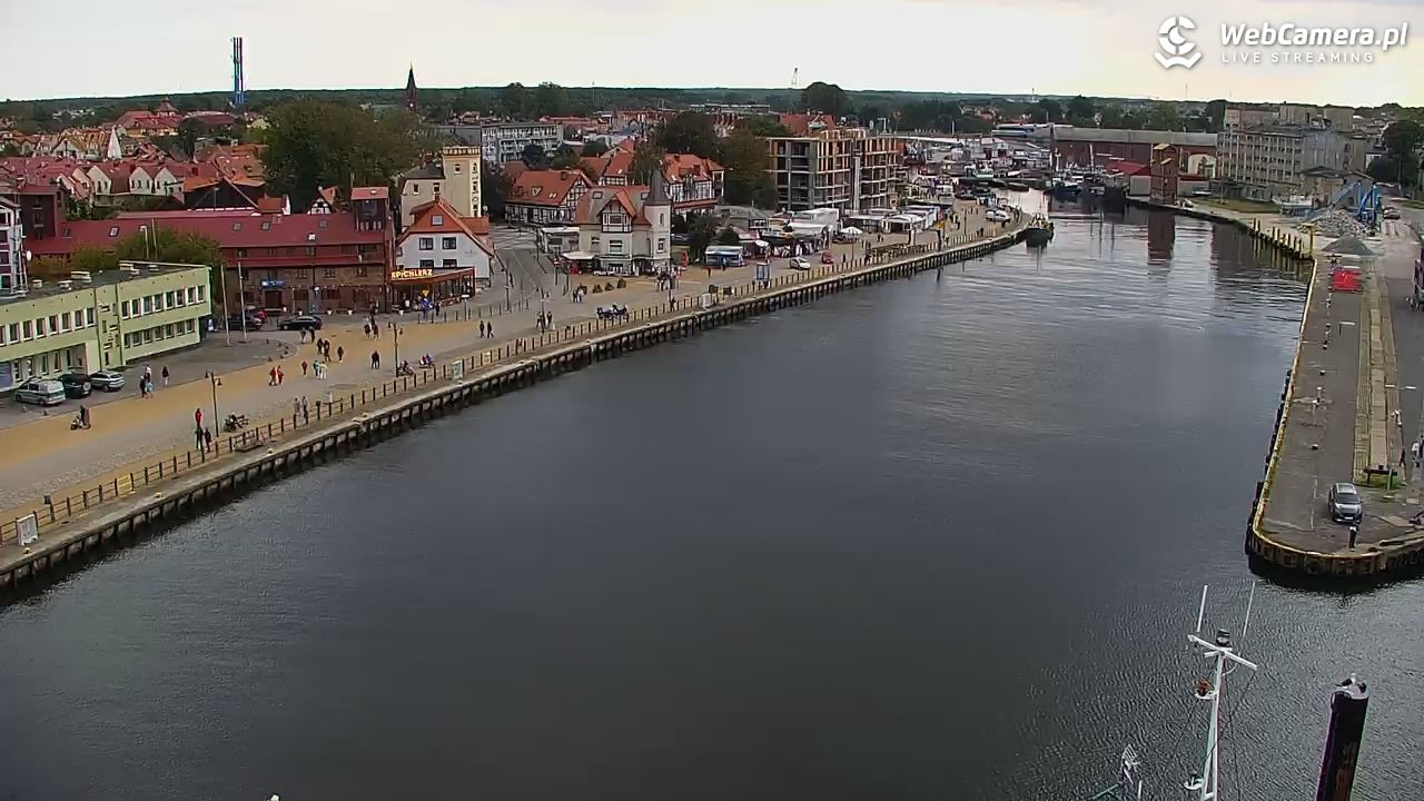 USTKA - widok z pylonu na plażę - 26 wresień 2026, 14:28