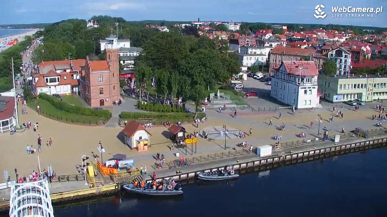 USTKA - widok z pylonu na plażę - 01 sierpień 2025, 17:17