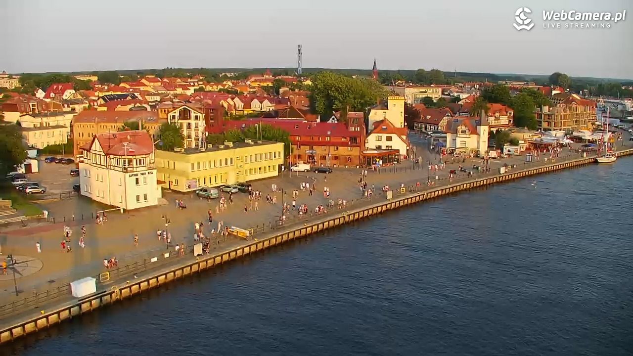USTKA - widok z pylonu na plażę - 28 czerwiec 2026, 20:16