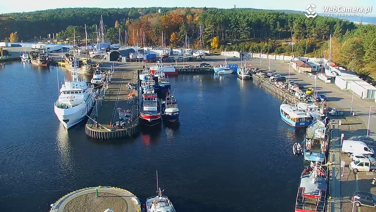 USTKA - widok z pylonu na plażę - 06 listopad 2025, 08:45