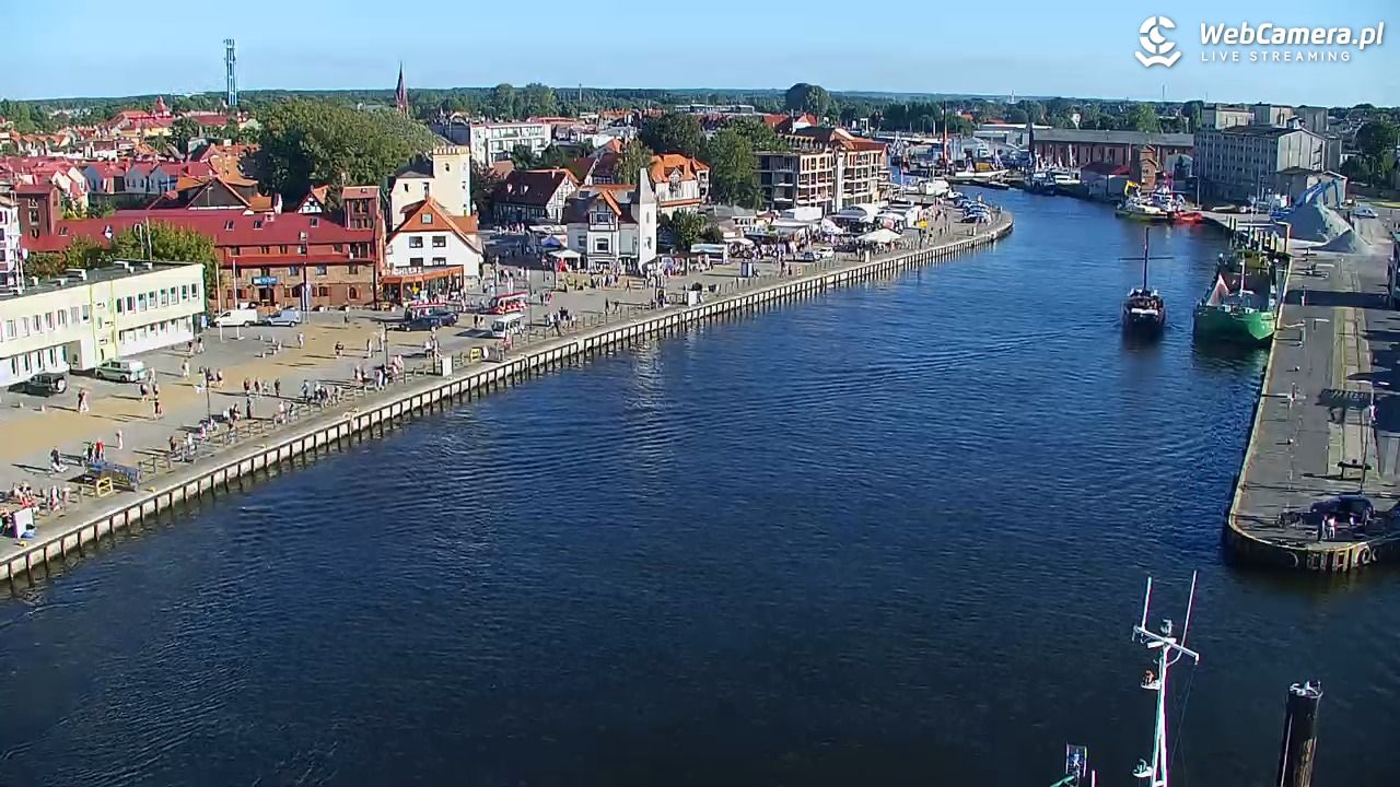 USTKA - widok z pylonu na plażę - 12 sierpień 2026, 17:53