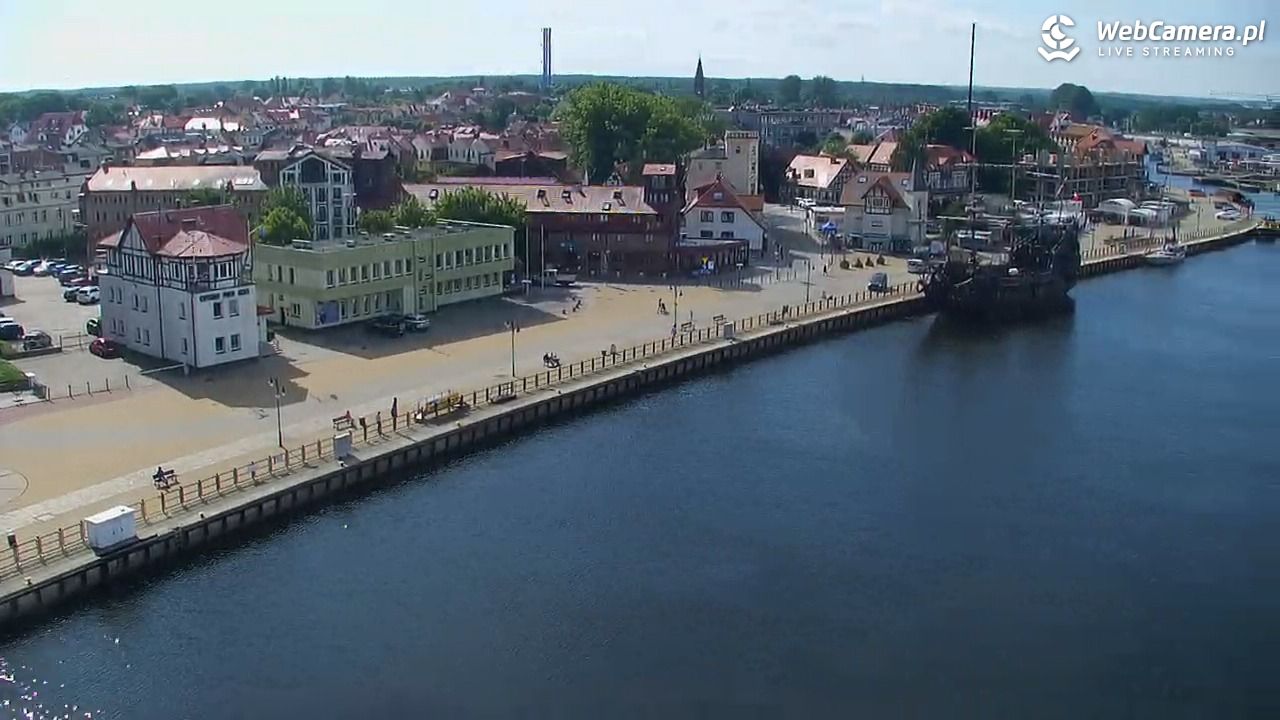 USTKA - widok z pylonu na plażę - 29 czerwiec 2026, 09:20