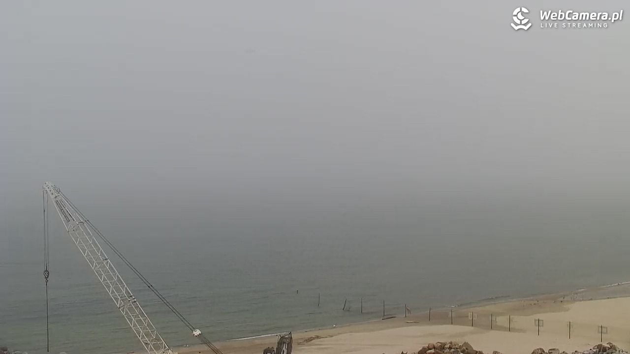 USTKA - widok z pylonu na plażę - 29 marzec 2026, 12:19
