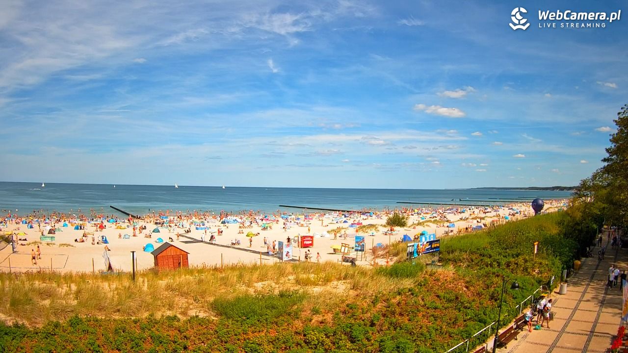 USTKA - widok na plażę - 09 sierpień 2026, 12:50