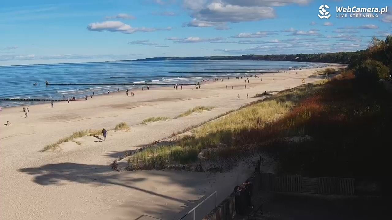 USTKA - widok na plażę - 19 październik 2025, 13:41