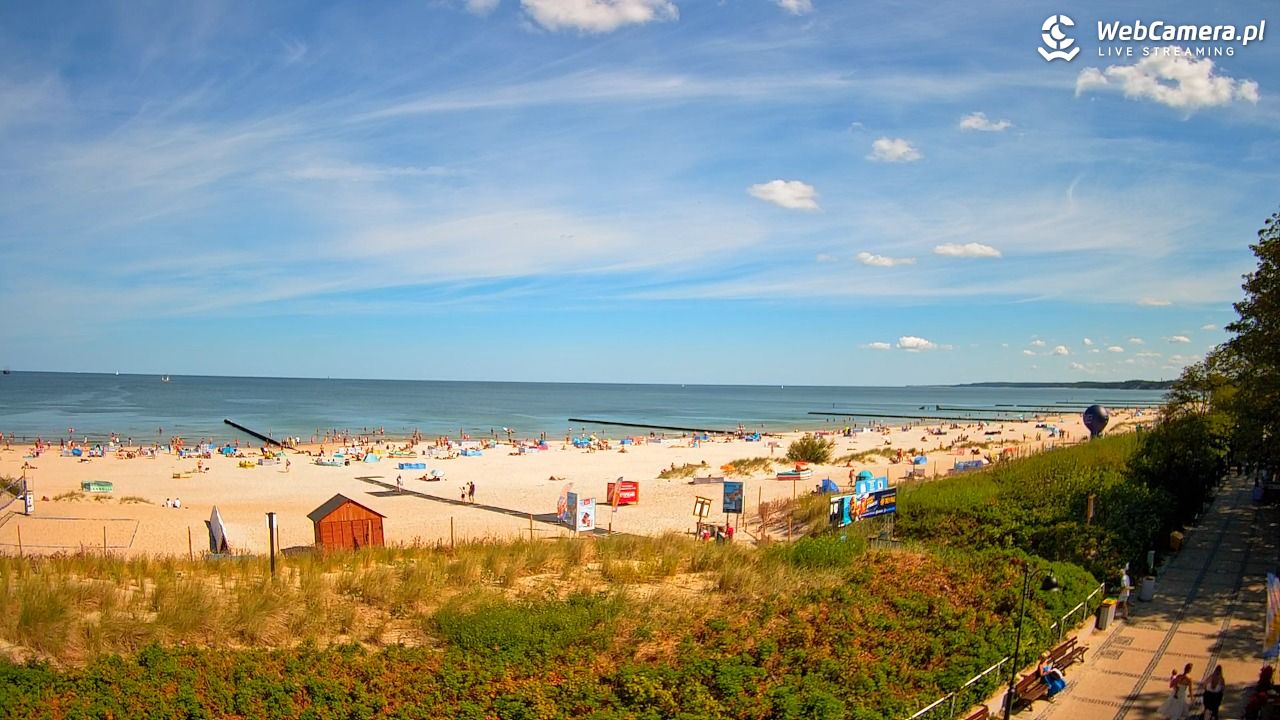 USTKA - widok na plażę - 09 sierpień 2026, 11:06