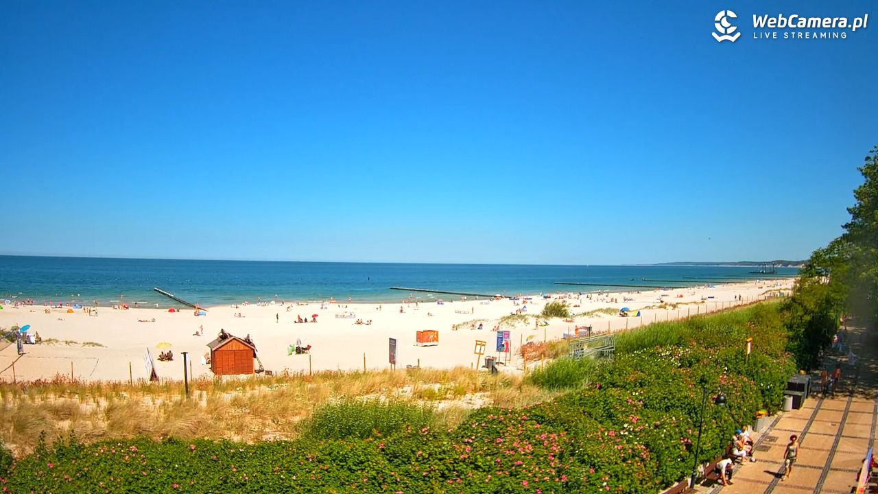 USTKA - widok na plażę - 25 czerwiec 2026, 13:21