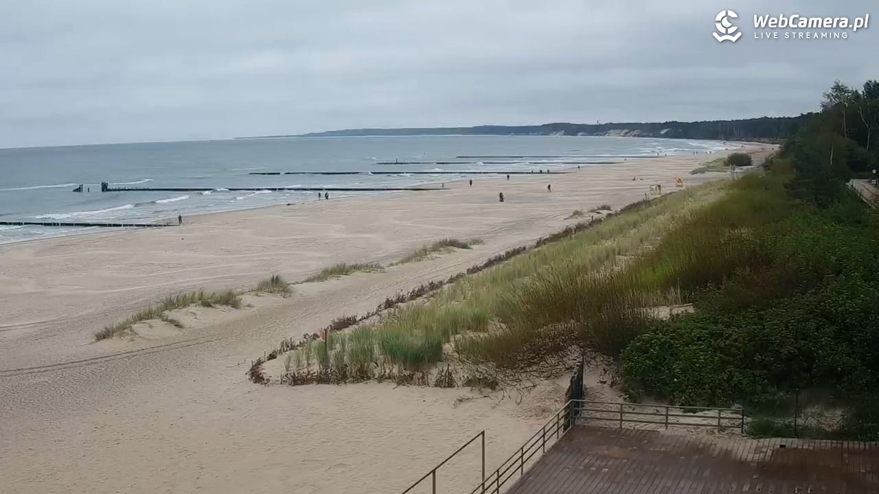 USTKA - widok na plażę - 18 wresień 2025, 10:26