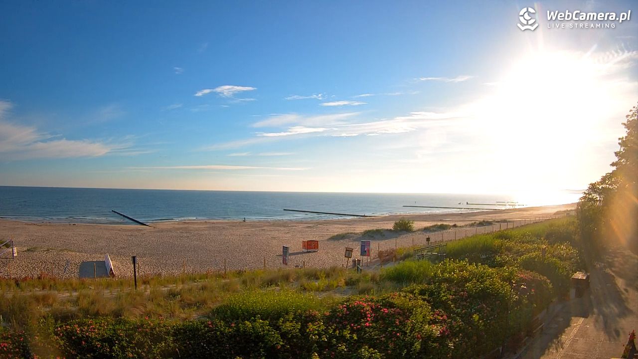 USTKA - widok na plażę - 23 czerwiec 2026, 06:14