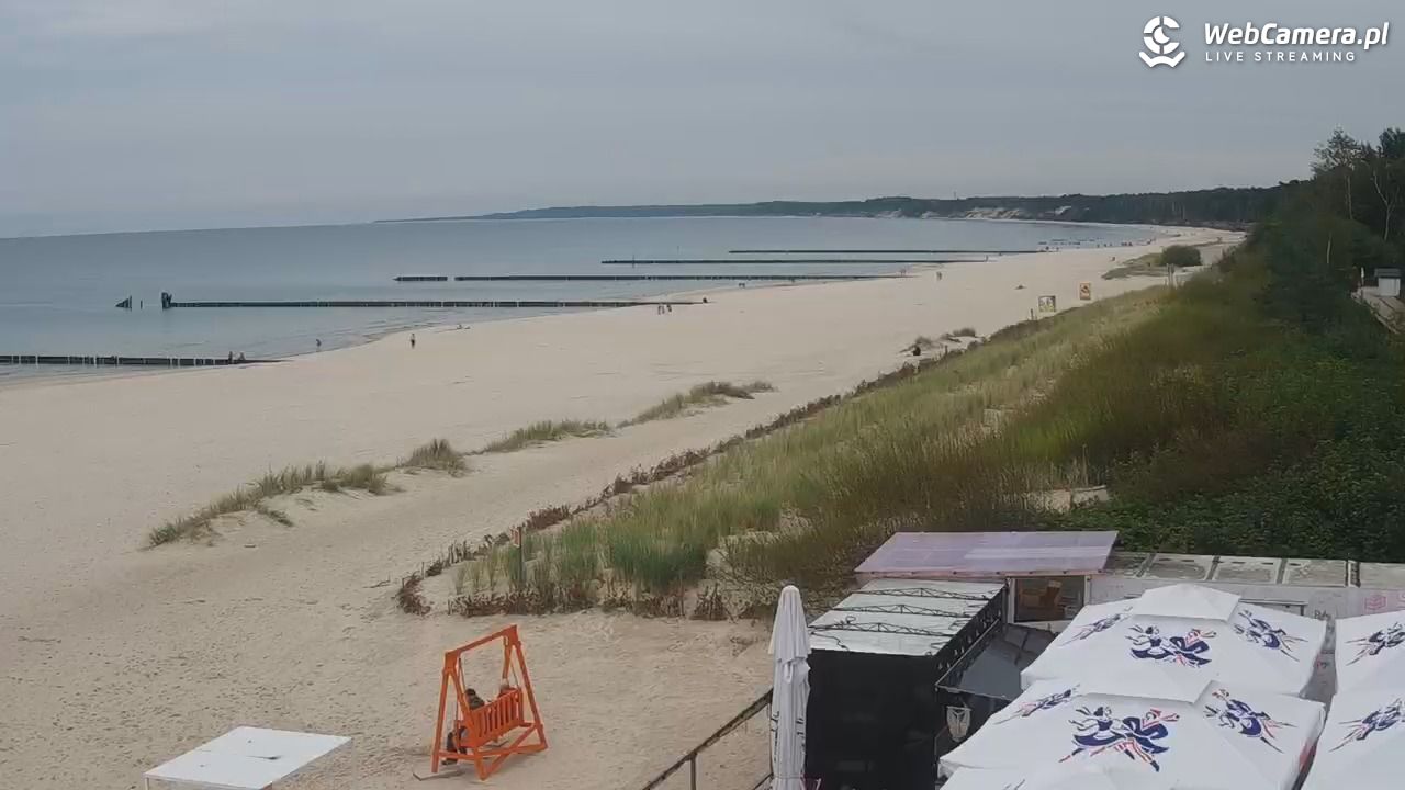 USTKA - widok na plażę - 14 wresień 2025, 16:12