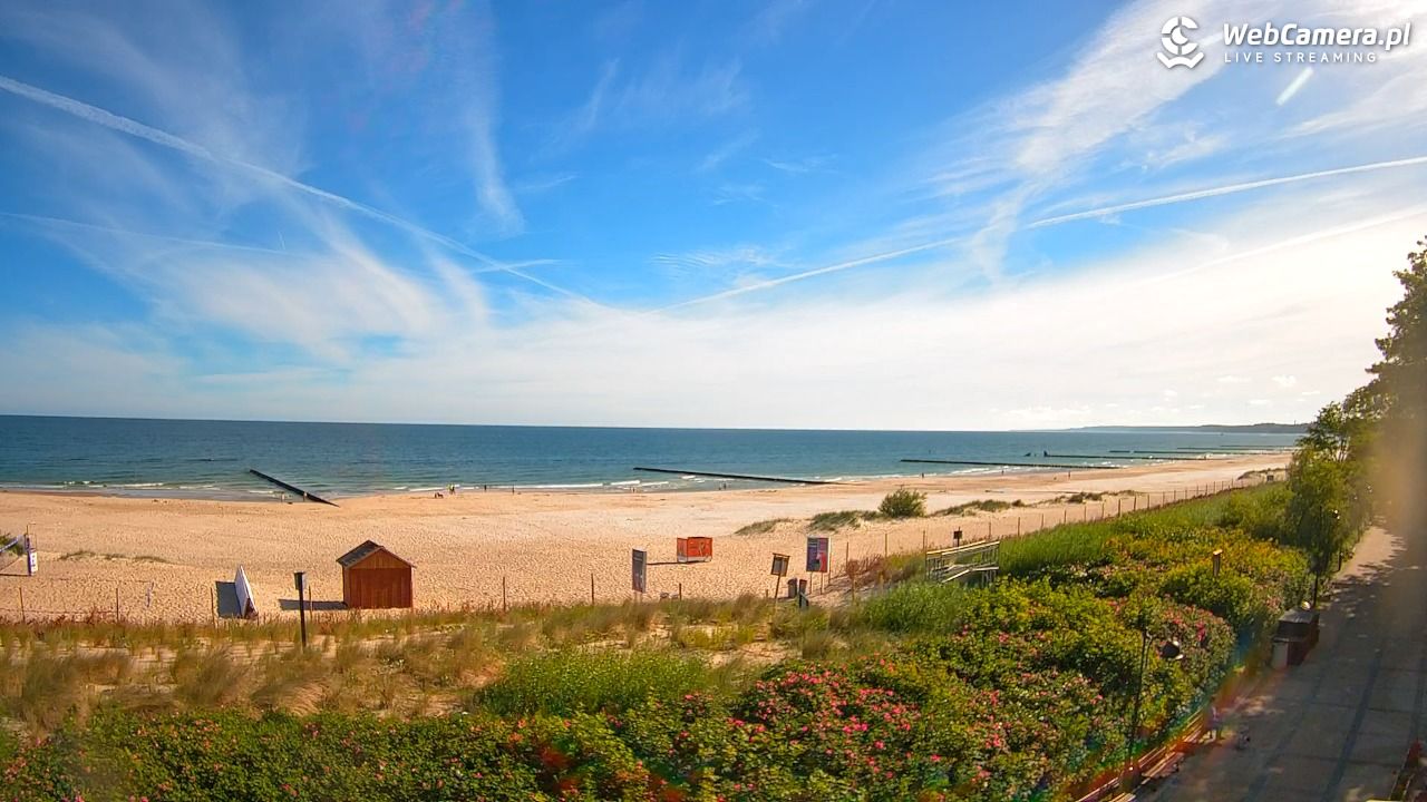 USTKA - widok na plażę - 24 czerwiec 2026, 08:24
