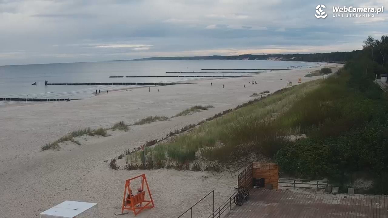 USTKA - widok na plażę - 15 wresień 2025, 17:34