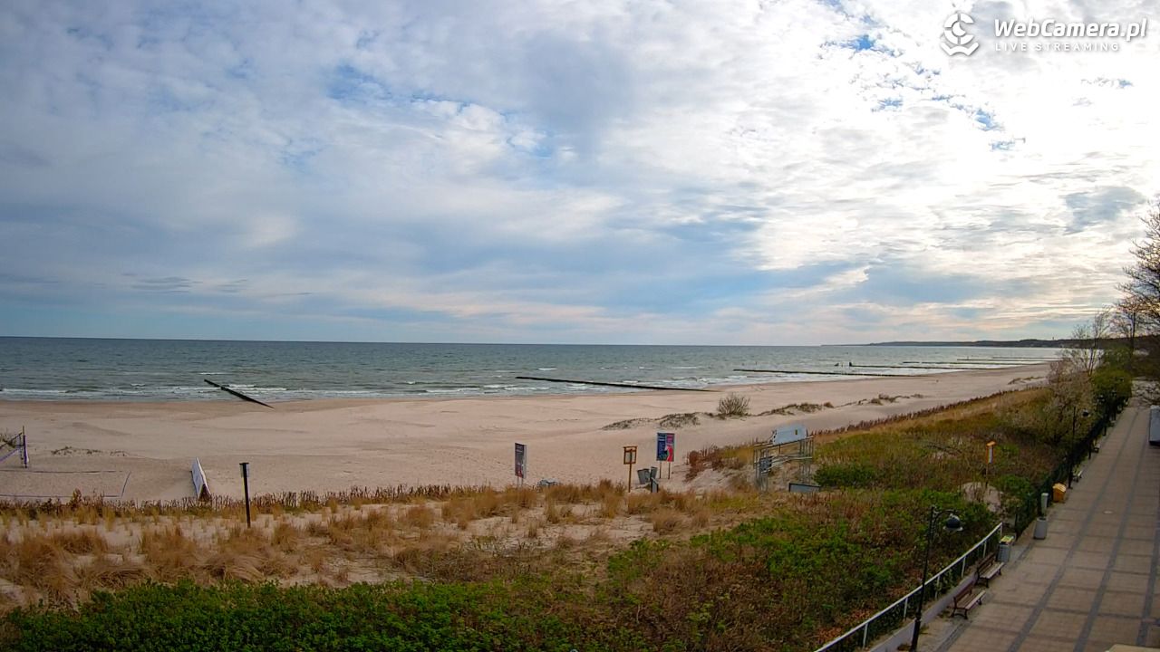 USTKA - widok na plażę - 08 maj 2026, 08:00