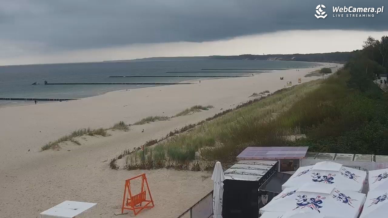 USTKA - widok na plażę - 14 wresień 2025, 18:05