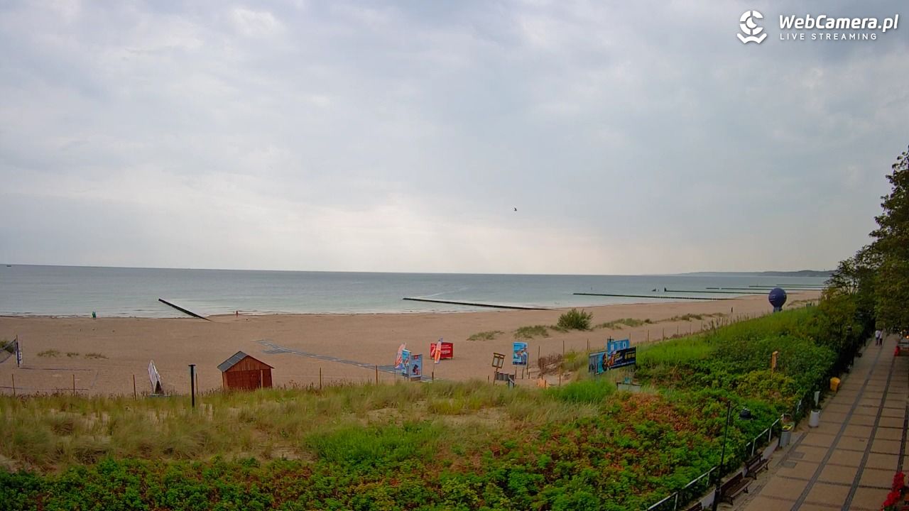 USTKA - widok na plażę - 10 sierpień 2026, 07:59