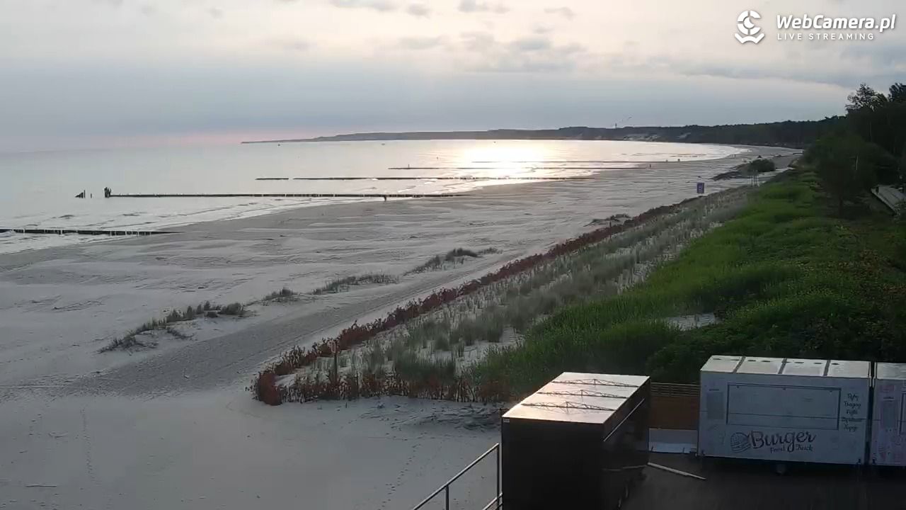 USTKA - widok na plażę - 10 czerwiec 2025, 06:02