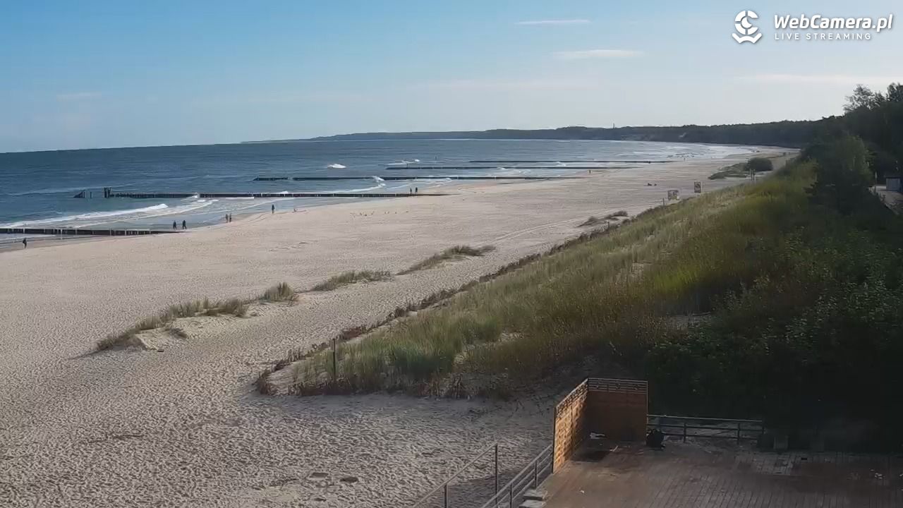 USTKA - widok na plażę - 16 wresień 2025, 09:17