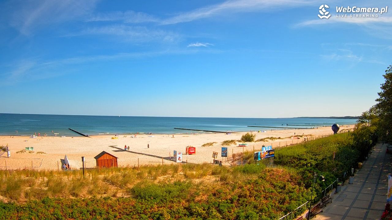 USTKA - widok na plażę - 09 sierpień 2026, 09:43