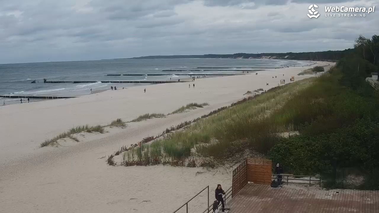 USTKA - widok na plażę - 16 wresień 2025, 11:43
