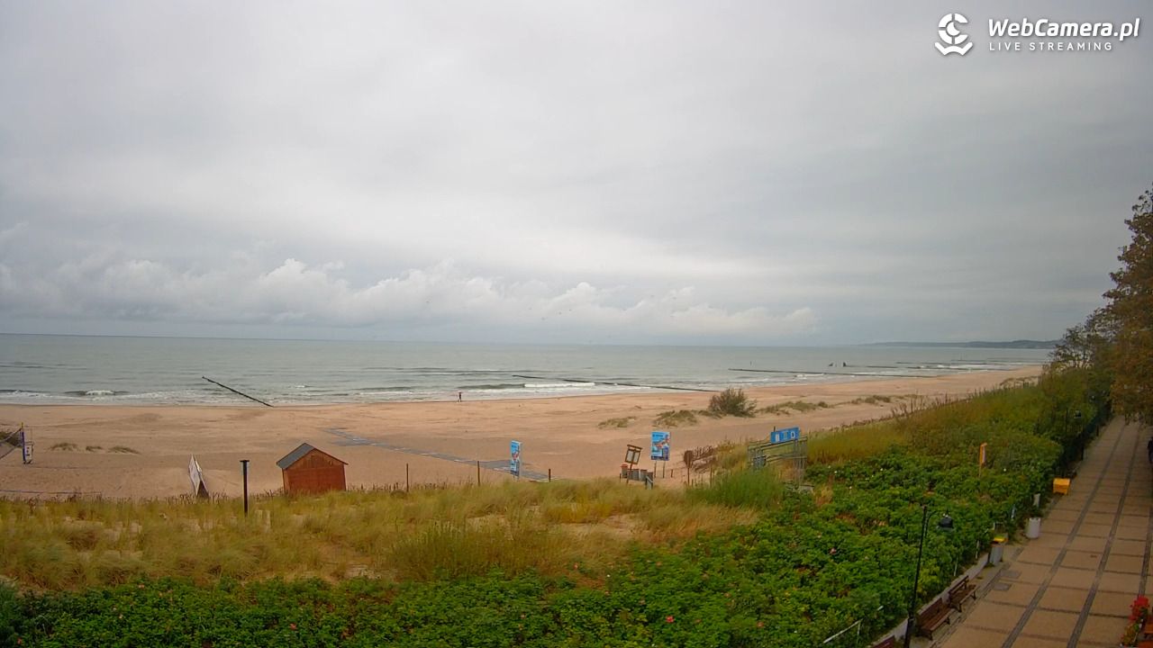 USTKA - widok na plażę - 24 wresień 2026, 08:57