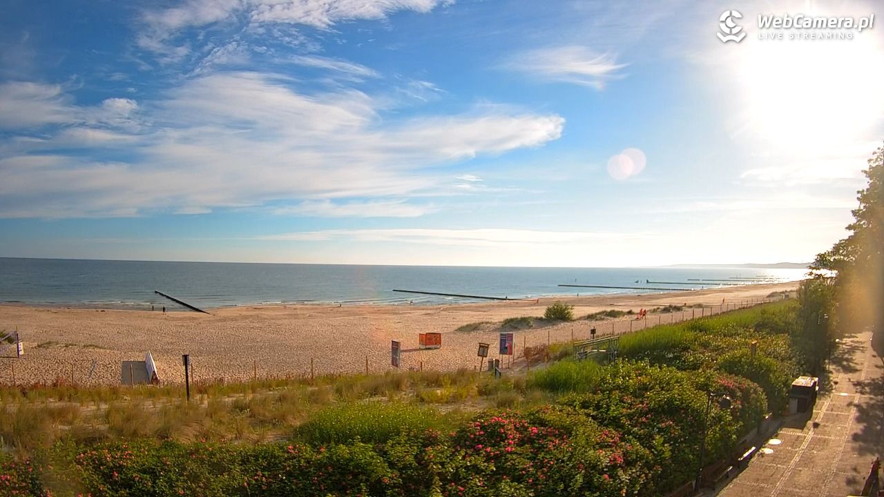 USTKA - widok na plażę - 23 czerwiec 2026, 06:51