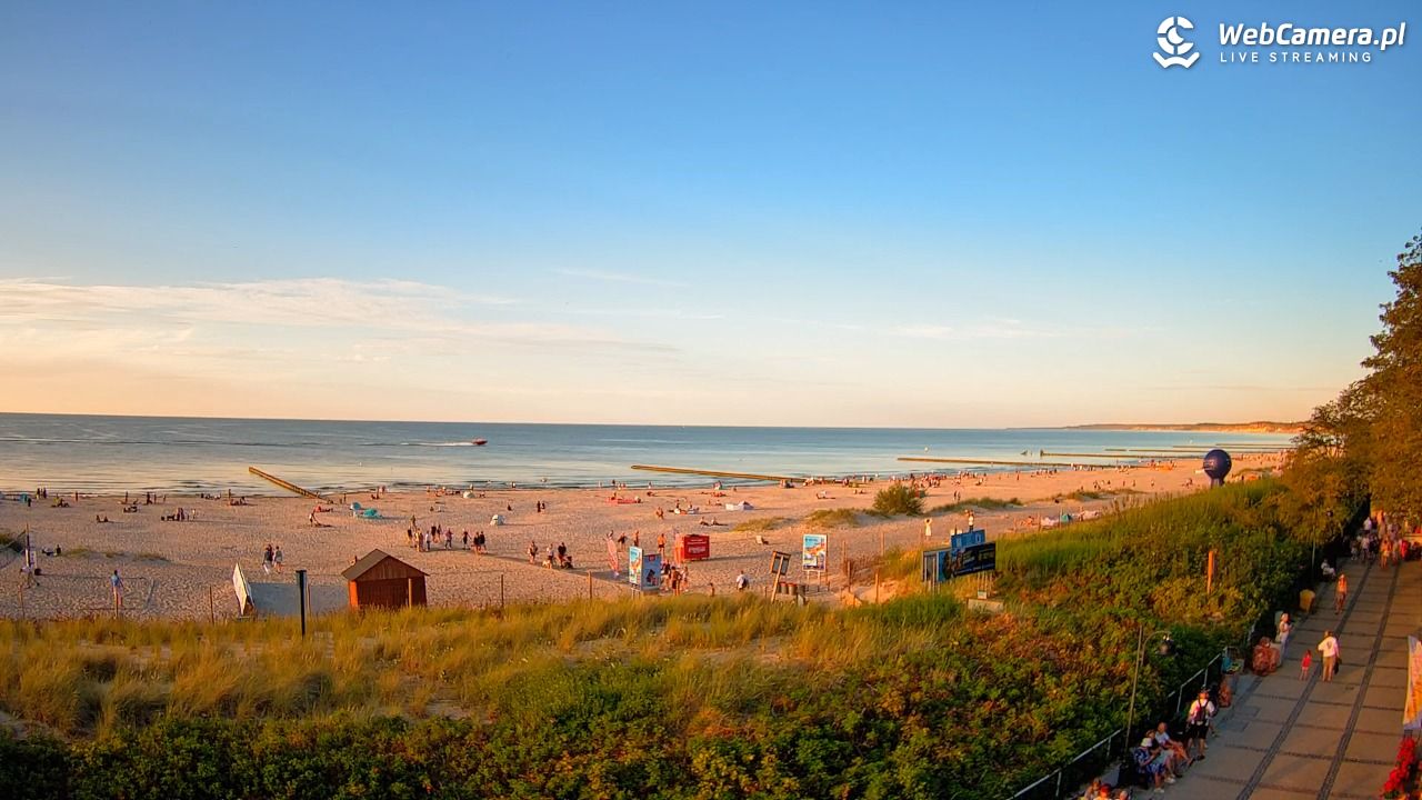 USTKA - widok na plażę - 09 sierpień 2026, 19:27