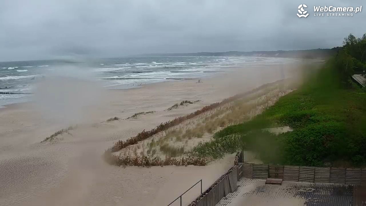 USTKA - widok na plażę - 16 maj 2025, 10:37