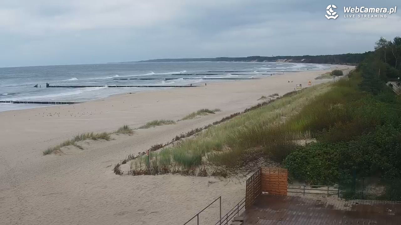 USTKA - widok na plażę - 16 wresień 2025, 13:30