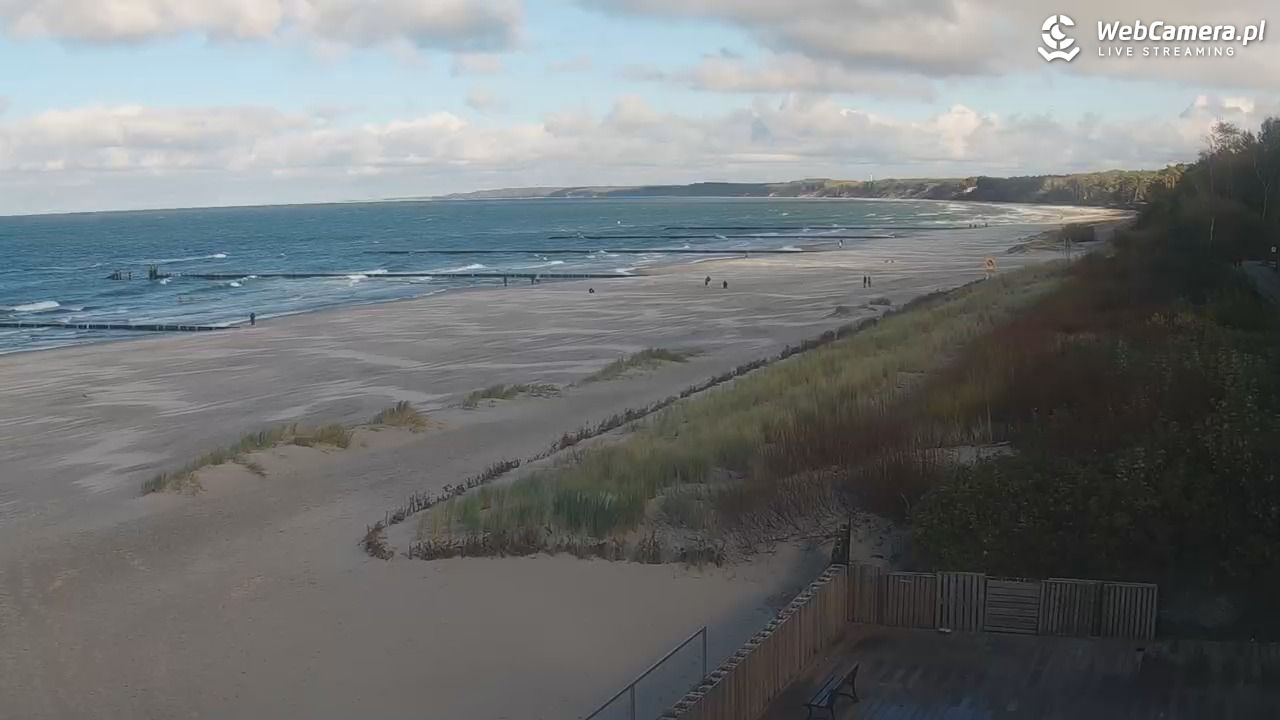 USTKA - widok na plażę - 16 październik 2025, 14:33