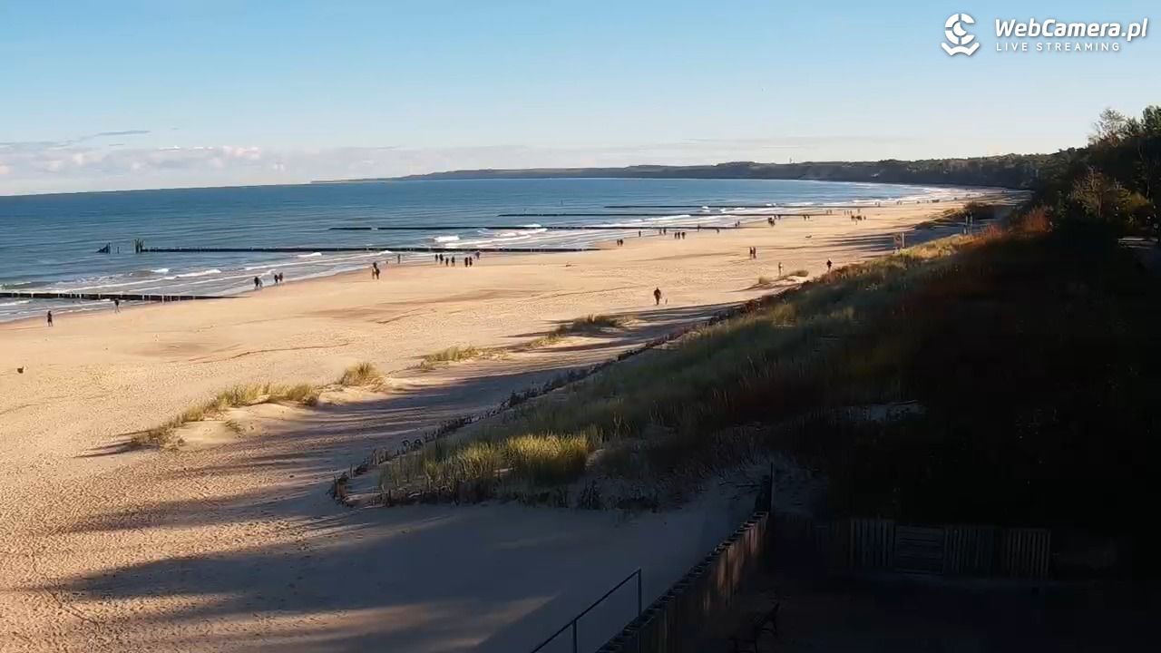 USTKA - widok na plażę - 19 październik 2025, 10:31