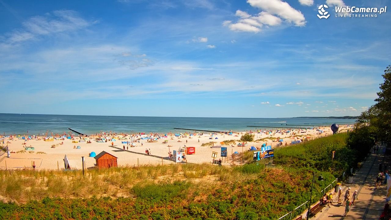 USTKA - widok na plażę - 09 sierpień 2026, 11:29