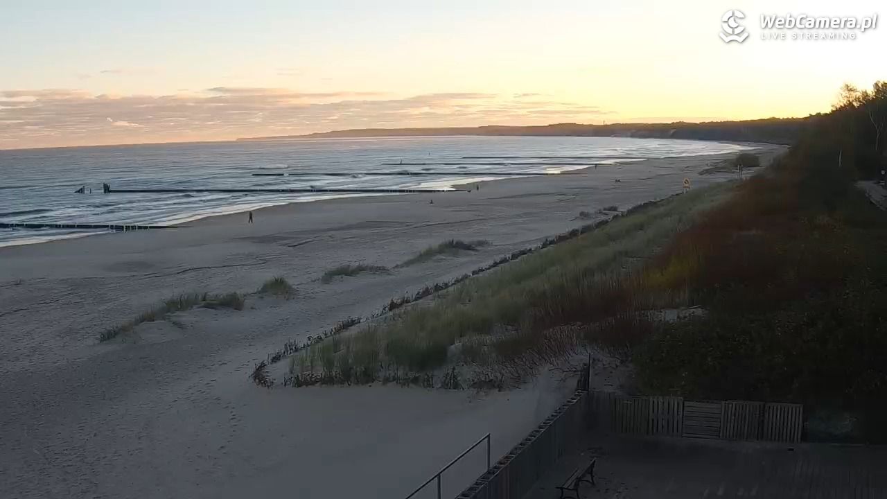 USTKA - widok na plażę - 19 październik 2025, 07:52