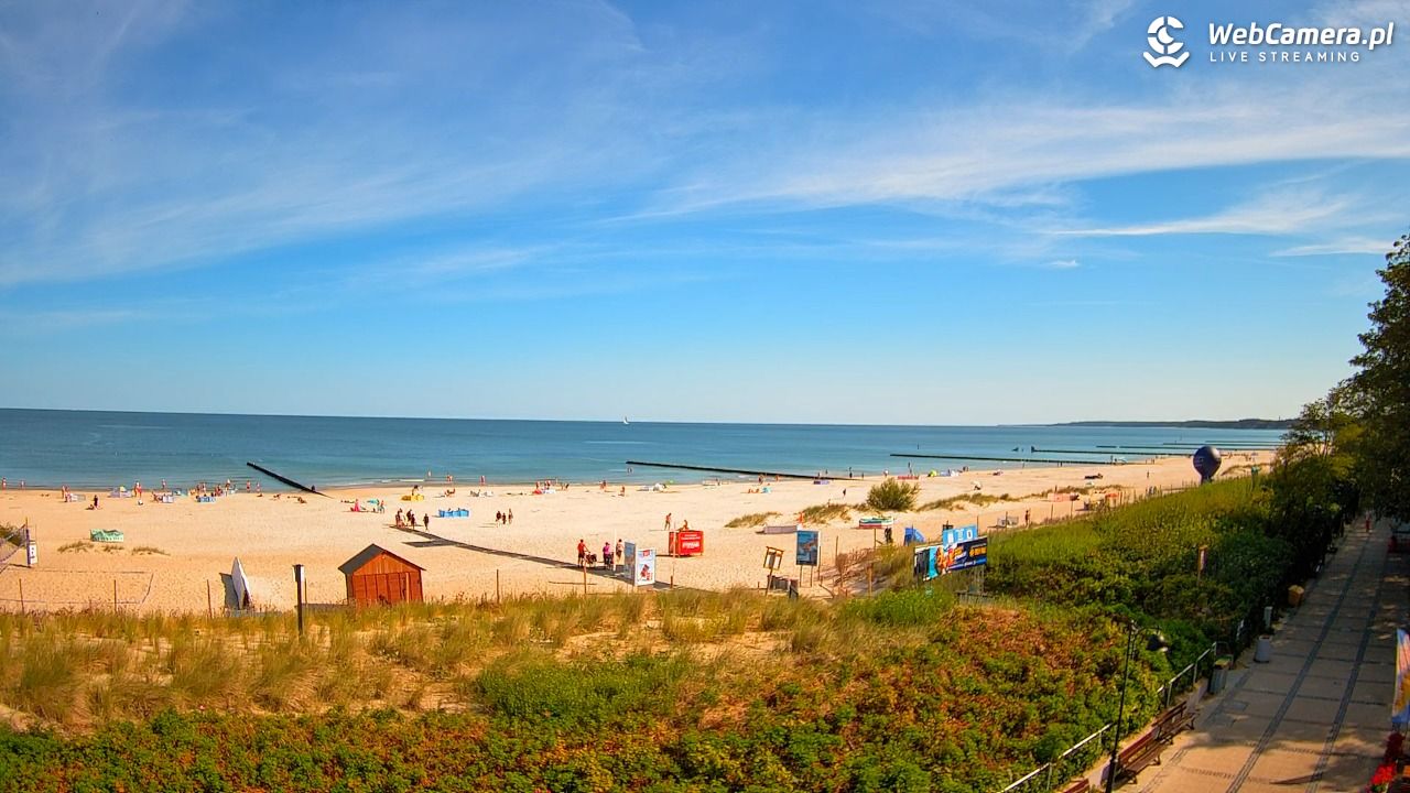 USTKA - widok na plażę - 09 sierpień 2026, 10:09