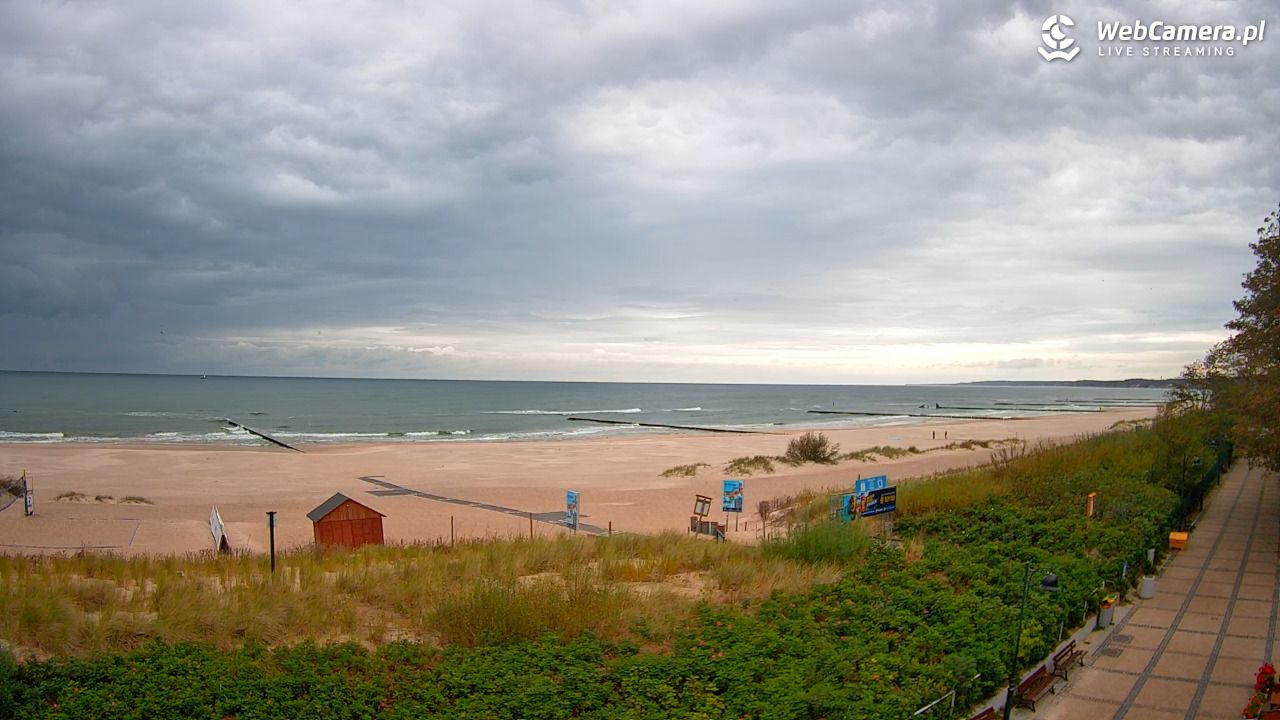 USTKA - widok na plażę - 20 wresień 2026, 06:32