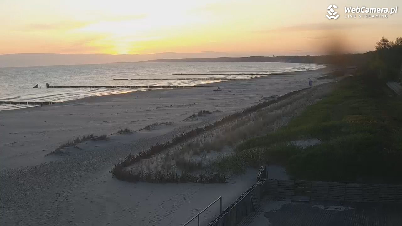 USTKA - widok na plażę - 14 maj 2025, 04:48
