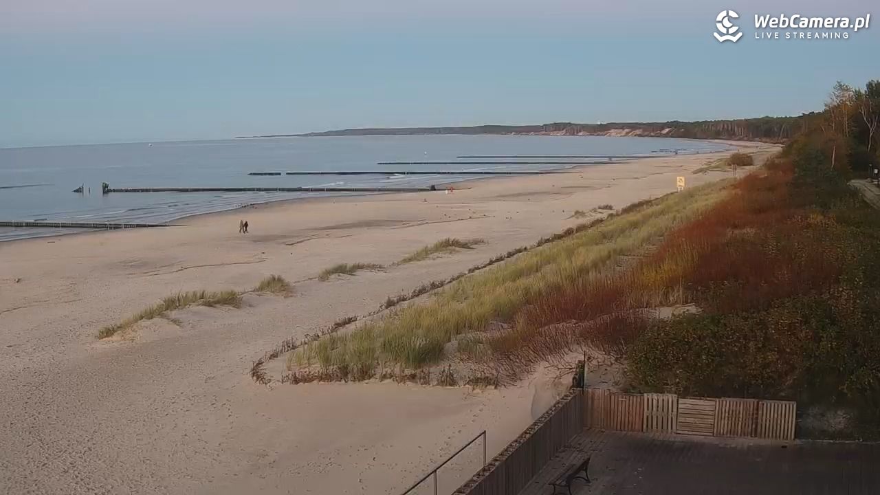 USTKA - widok na plażę - 19 październik 2025, 18:03