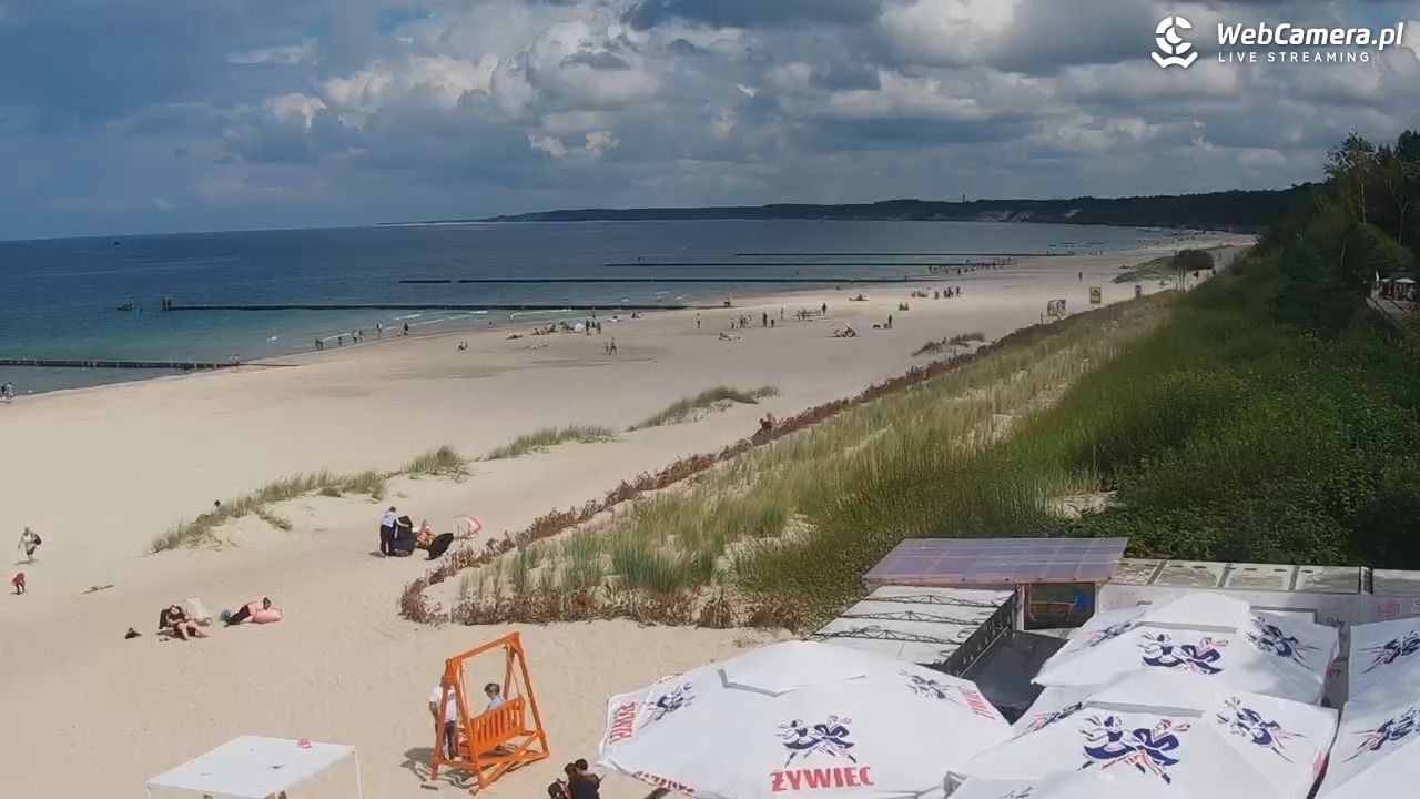 USTKA - widok na plażę - 01 sierpień 2025, 14:04